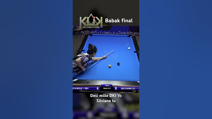 Desi Mille DKI Vs silviana lu babak final tournament billiard pobsi pool circuit #billiards #shorts