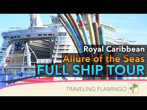 Video: Allure of the Seas Cruise Ship Aree del ponte all'aperto