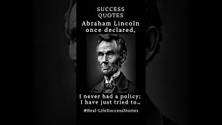 Living Each Day Fully: A Lincoln&#39;s Life Principle 🎩💫📅 #abrahamlincolnquotes  #shorts #successquotes