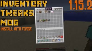 1.15.2 HOW TO DOWNLOAD & INSTALL INVENTORY TWEAKS REBORN WITH FORGE 1.15.2 HOW TO DOWNLOAD & INSTALL INVENTORY TWEAKS REBORN WITH FORGE