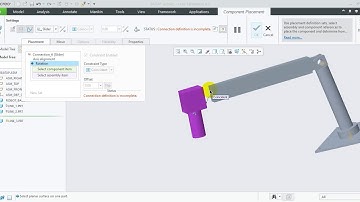 Hướng dẫn thiết lập lắp ghép tịnh tiến và giới hạn chuyển động trong Creo Parametric