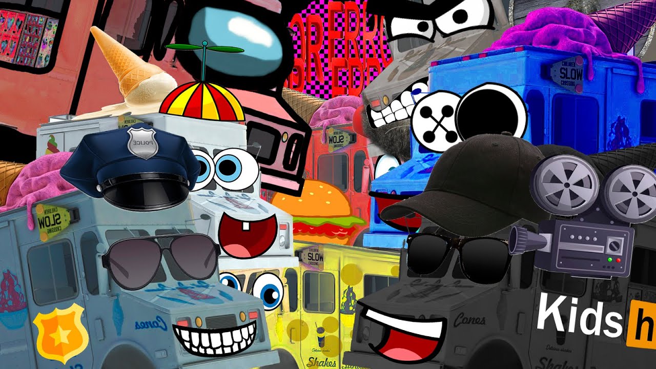 100 Ice Cream Truck Mega Compilation Sound Variations in 207 Seconds