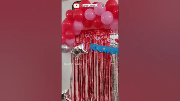 Checkout this Simple Anniversary Decoration at home | Surprise Gift Ideas #shorts #youtubeshorts