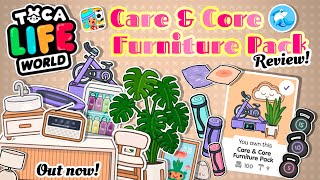 Toca Life World | Care & Core Furniture Pack review! 🧖 (OUT NOW!!)
