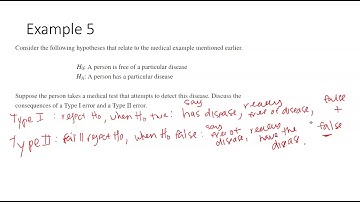 Introduction to Hypothesis Testing - Type I and II Errors Part 2 (9.1)