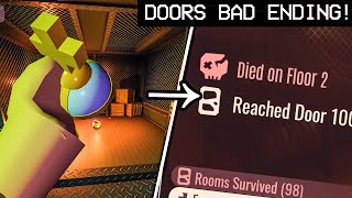 WHAT HAPPENS if you die in the ELEVATOR? (Bad Ending) - Doors Hotel+ Update [SUPER HARD MODE]