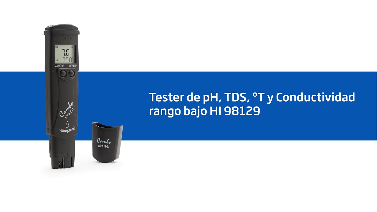 HI98129 Tester de pH/TDS/Conductividad rango bajo | HANNA