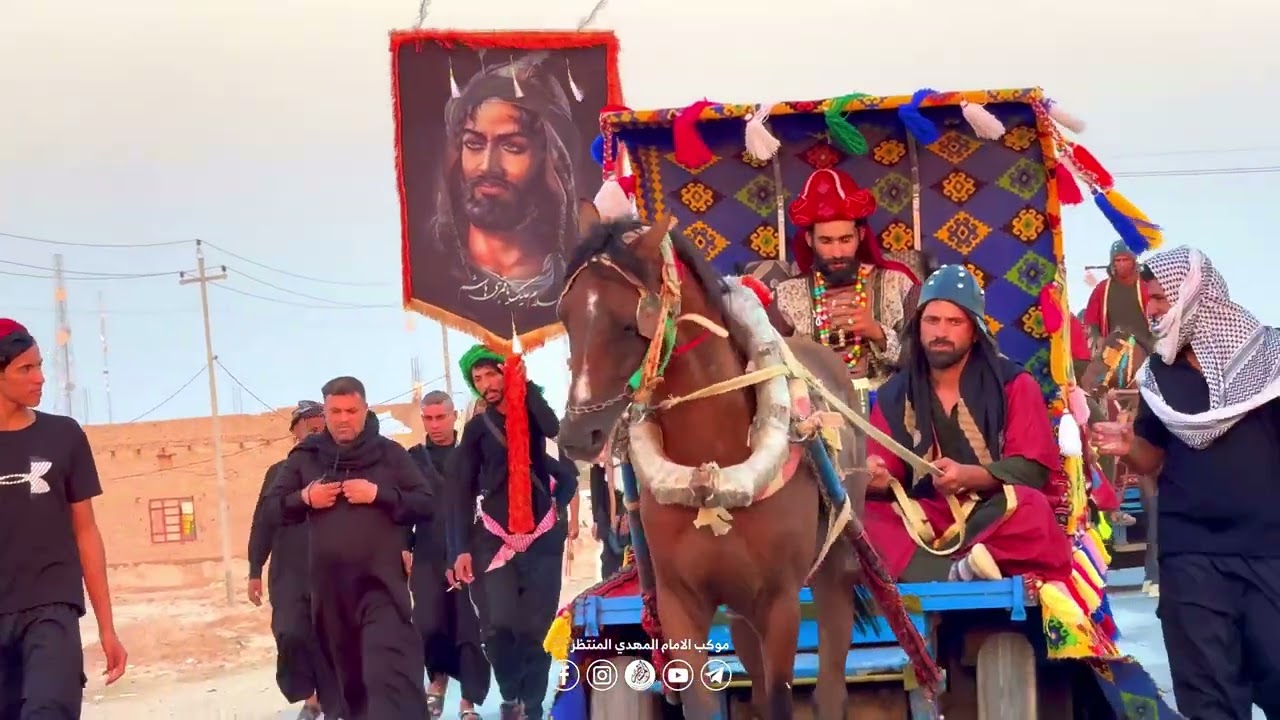 دخول موكب الامام المهدي المنتظر عجل الله فرجه الى مدينة البطحاء