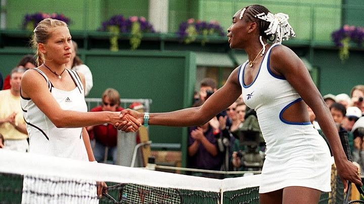 Venus Williams vs Anna Kournikova 1999 Wimbledon R4 Highlights