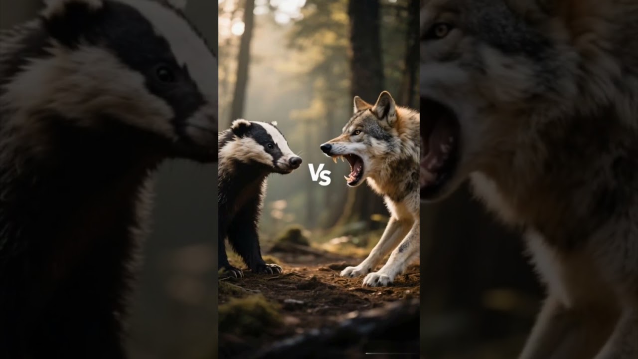 badger vs wolf 