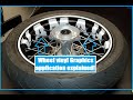 Wheel graphics explained Yamaha WR250 X SM How To Vinyl.