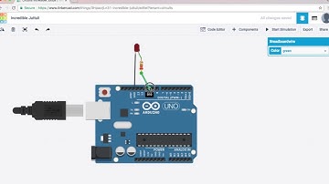 TinkerCad Arduino Simulator  (Fade LED)
