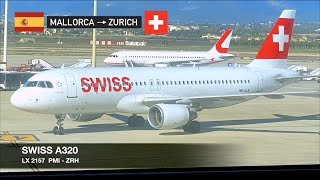 ALL-YEAR SWISS HOSPITALITY | SWISS A320 | Palma de Mallorca ✈ Zürich | Economy Class