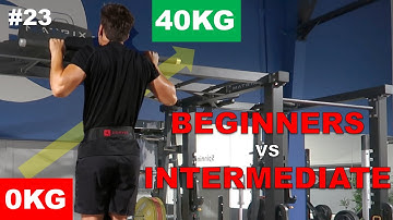 Beginner VS Intermediate Training Programming | Weighted Calisthenics Programming #23