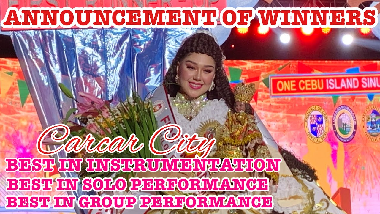 ANNOUNCEMENT OF WINNERS | SINULOG FESTIVAL QUEEN ‘23 | CEBU GOOD VIBES