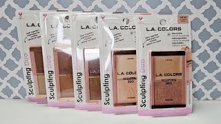 LA COLORS highlighter and bronzer 🤎💛Dollar tree finds makeup 🌳🌳