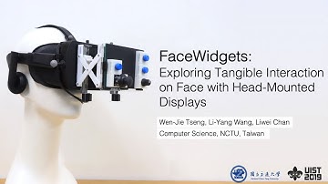 FaceWidgets, video preview (UIST 2019)
