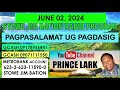 JUNE 02, 2024 || PAGPASALAMAT UG PAGDAYEG || STOWE JIM BATION PROGRAM || CEBUANO BISAYA WALI