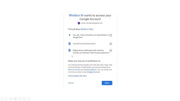 Windsor AI, Google Sheet Add-On Demo - End to End Process
