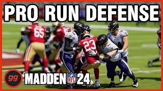 How to STOP THE RUN with the Best Run Defense in Madden 24