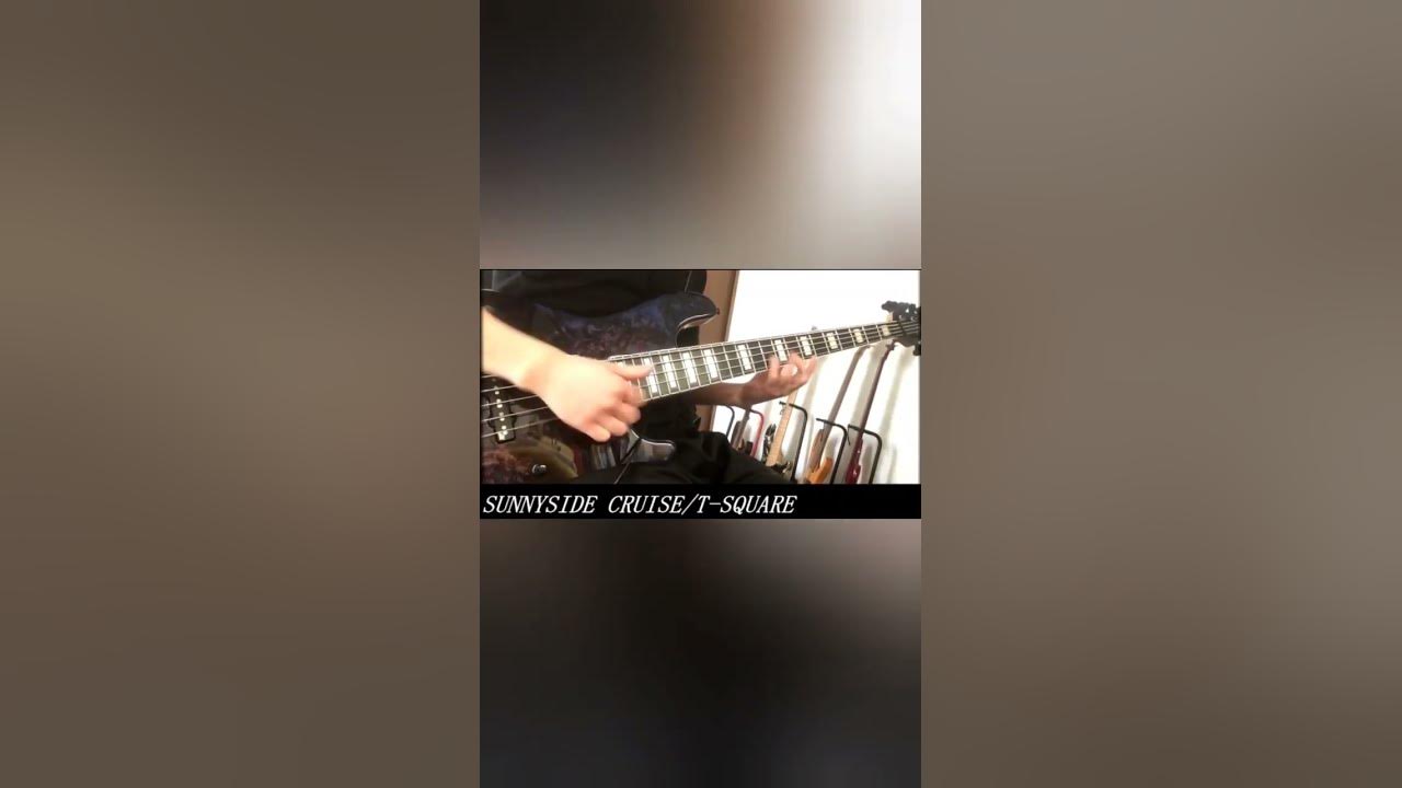 SUNNYSIDE CRUISE/T-SQUARE (Bass Solo Cover)#bass #tsquare #sunnysidecruise #slapbass #sutohmitsuru