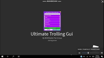 trolling everybody in ultimate trolling gui