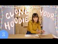 How to make patterns from your clothesclone your favourite hoodie  sew sustainable project 2