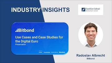 Industry Insights - Use Cases and Case Studies for the Digital Euro by Radoslav Albrecht, Bitbond