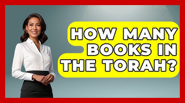 How Many Books In The Torah? - Jewish Teachings For All