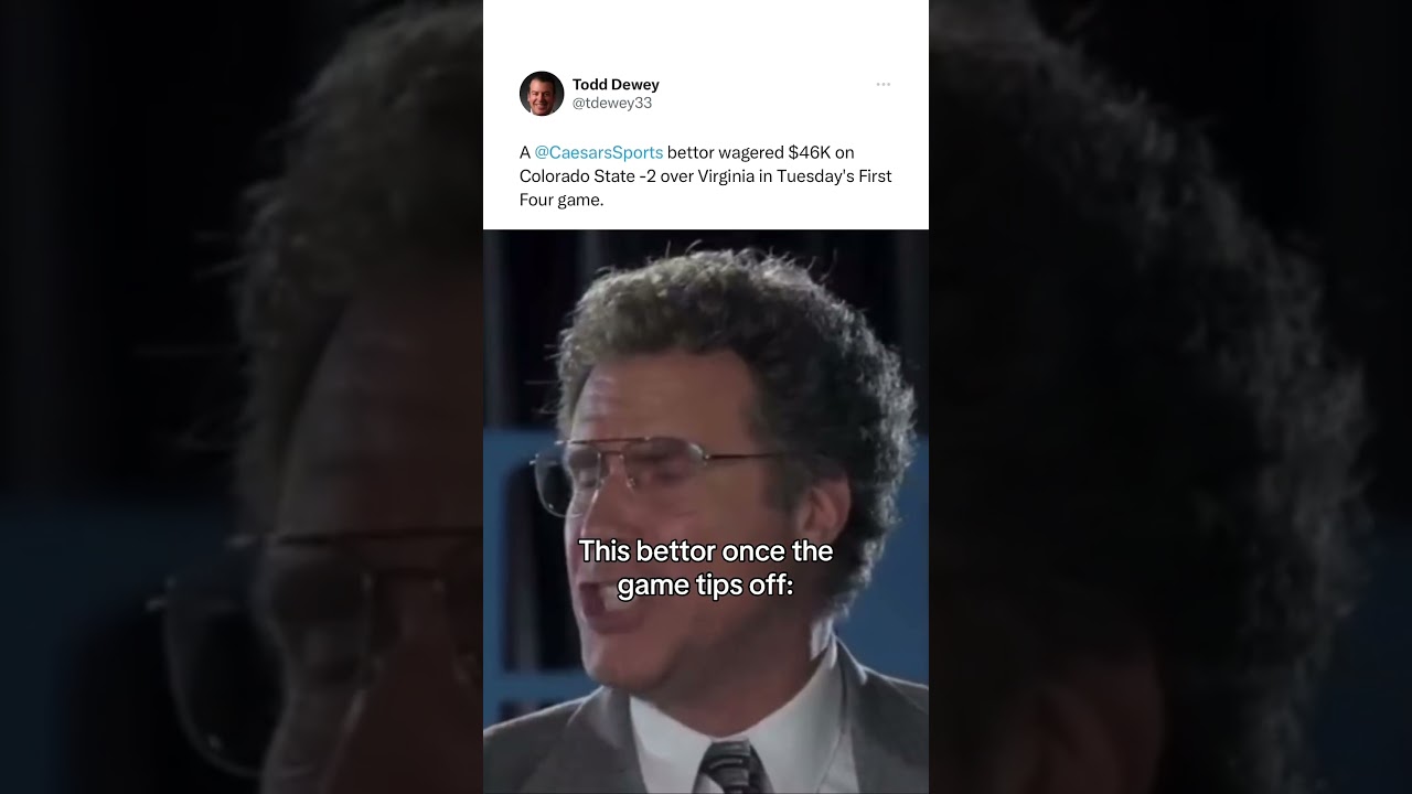 $46k on Colorado State (-2) vs. Virginia is wild 🫣 