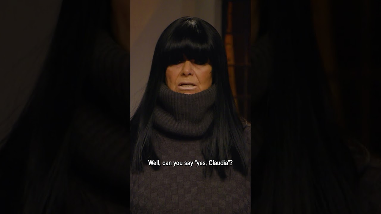 Claudia's knitwear has never looked better...  #traitors #comedy #comicrelief