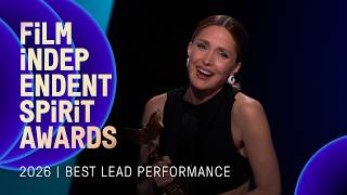 ROSE BYRNE wins BEST LEAD PERFORMANCE at the 2026 Film Independent Spirit Awards