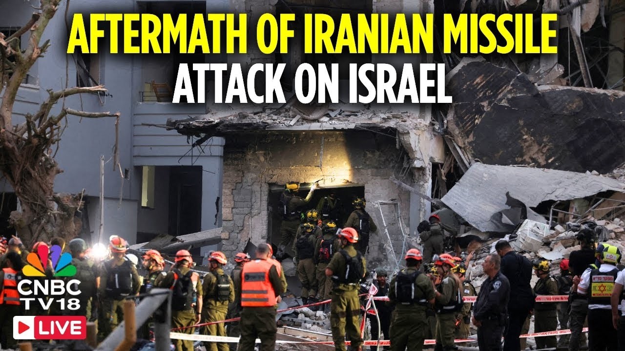 Israel-Iran War LIVE: Aftermath of Iranian Missile Attack on Israel's Tel Aviv | Khamenei | N18G