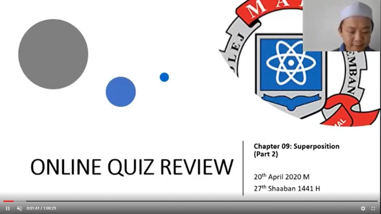 Chapter 9b Interference Diffraction A Level Physics (9702) ALFT11 Quiz ...