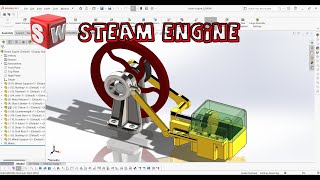 Celebrity Steam Engine Design by Solidworks - Solidworks Tutorial Net Worth