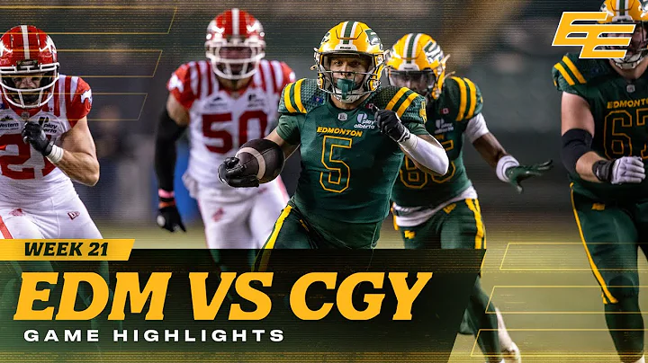 GAME HIGHLIGHTS: Week 21 - Edmonton Elks vs Calgary Stampeders
