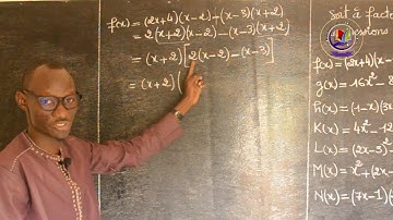 Apprendre à factoriser PARTIE 1 - les 7 secrets de la factorisation Avec Monsieur Samb