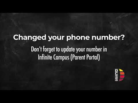 How to update your contact information in Infinite Campus Parent Portal