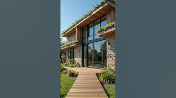 Eco-Friendly Prefab Home with Green Roof! 🌿🏡 | Sustainable Living Tour