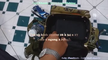 Túi đựng phụ kiện câu Lure tiện dụng | Túi đựng đồ câu