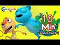 Funny Children Cartoon | 10 Minutes Compilation #1 | Cam & Leon | Cartoon for Kids
