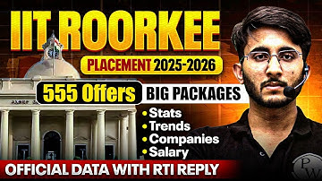 IIT Roorkee Placement 2025- 2026 | Stats, Trends, Companies, Salary | Official Data With RTI Reply