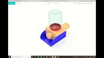 13 - Inventor CAD Tutorial - Sweet Dispenser Assembly Rendered