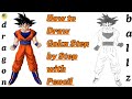 How To Draw Goku! - Step By Step Tutorial For Beginners!