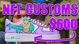 NFT Custom Sneakers worth $600!