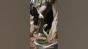 Đại bàng phục kích bắt Trăn khủng