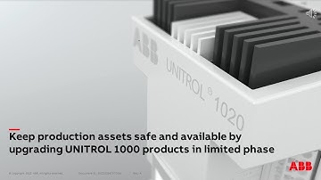 ABB Energy Industries webinar: Upgrade of UNITROL 1000 excitation products in obsolete phase in 2023