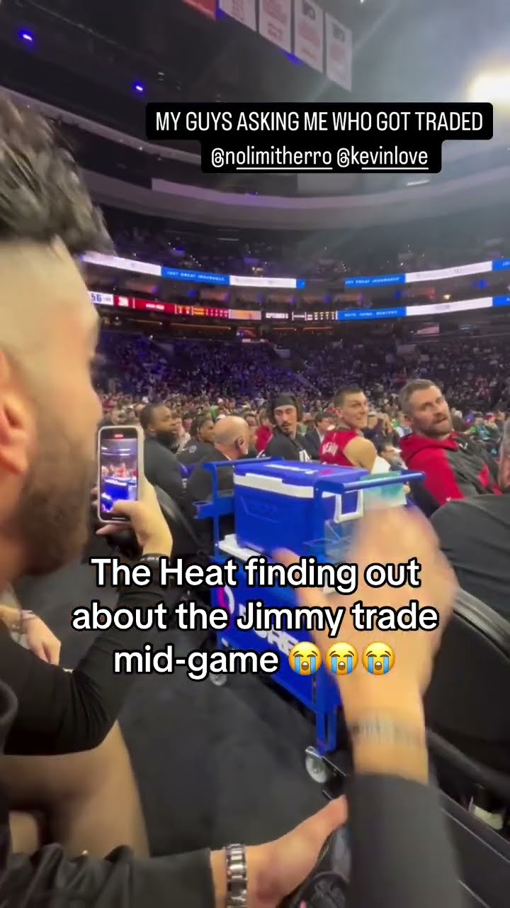 How the Heat found out about the Jimmy Butler trade ? (via shantsolmaz/IG)