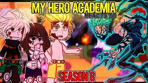 Class 1A + Pro Heroes React to My Hero Academia Season 8 Final War 