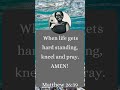 Kneel and pray #hope #motivation #faith #prayer #kneel